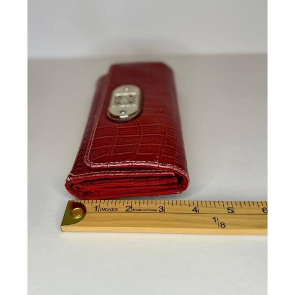 Red Leather Wallet Matches Brighton Bag In Closet | GUC - Picture 10 of 10